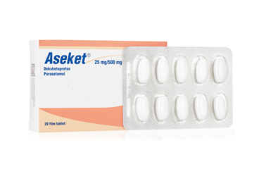 ASEKET 25/500 MG 20 FILM TABLET